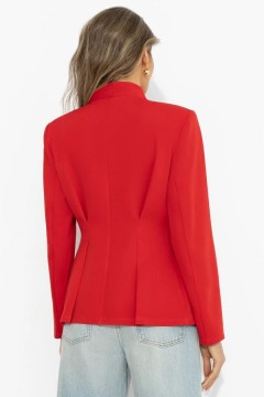 Жакет красный приталенного силуэта Charutti(фото6)