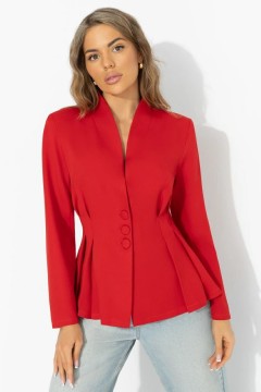 Жакет красный приталенного силуэта Charutti(фото7)