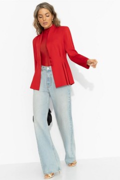 Жакет красный приталенного силуэта Charutti(фото2)