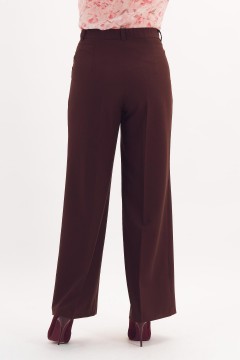 Брюки классические коричневого цвета Braslava(фото6)