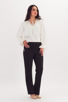 Блузка атласная с длинными рукавами Braslava(фото2)