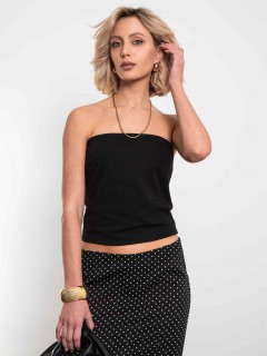 Топ-бондо трикотажный чёрного цвета Kosmos(фото5)