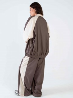 Олимпийка коричневая из премиальной курточной ткани Kosmos(фото7)