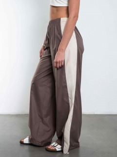 Брюки-трансформеры коричневые из премиальной курточной ткани Kosmos(фото5)