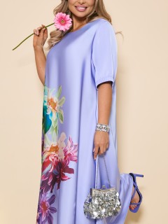 Платье длинное летящего силуэта Dora(фото5)