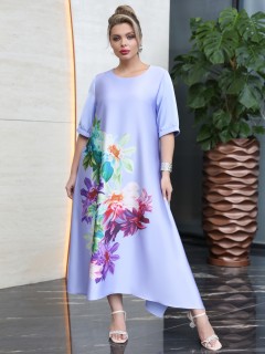 Платье длинное летящего силуэта Dora(фото6)