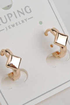 Серьги с замком кольцо Rada