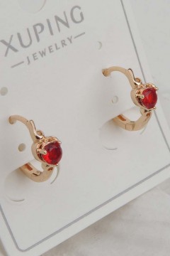 Серьги с замком кольцо Rada