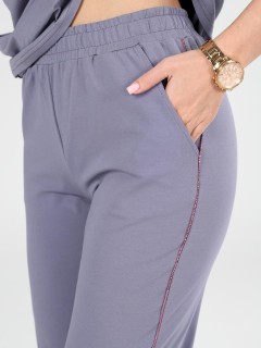 Костюм трикотажный сиреневый с брюками Iv-capriz(фото7)