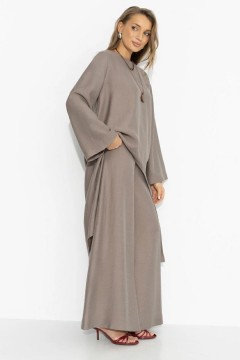 Брюки широкие коричневого цвета Charutti(фото6)