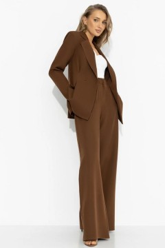 Костюм-двойка коричневый с брюками Charutti(фото3)