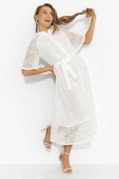 Платье белое из кружева на подкладе Charutti(фото2)
