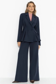 Костюм-двойка тёмно-синего цвета с брюками Charutti(фото2)