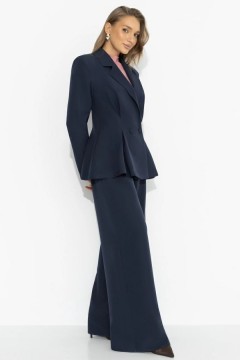 Костюм-двойка тёмно-синего цвета с брюками Charutti(фото3)