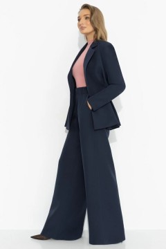 Костюм-двойка тёмно-синего цвета с брюками Charutti(фото6)