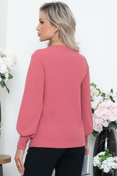 Блузка однотонная из трикотажа Avili(фото5)