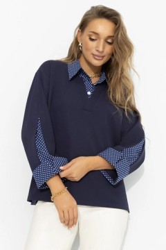 Блузка трикотажная с эффектом многослойности Charutti(фото2)