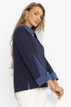 Блузка трикотажная с эффектом многослойности Charutti(фото6)