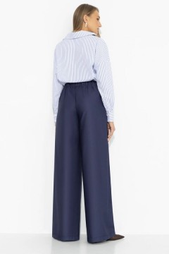 Брюки синие со стрелками Charutti(фото6)