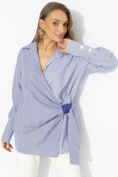 Рубашка в полоску на запах Charutti