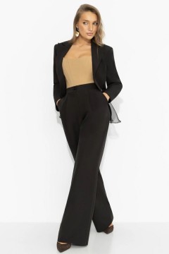 Костюм-двойка чёрный с брюками Charutti(фото5)