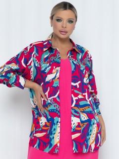 Рубашка разноцветная женская Agata(фото3)