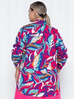 Рубашка разноцветная женская Agata(фото4)