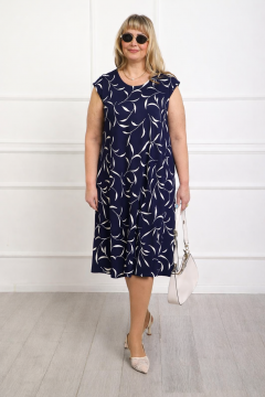 Платье трикотажное с принтом Iv-capriz(фото4)