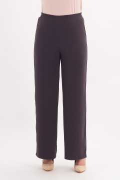 Брюки-палаццо тёмно-серые Braslava(фото4)