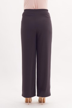 Брюки-палаццо тёмно-серые Braslava(фото6)