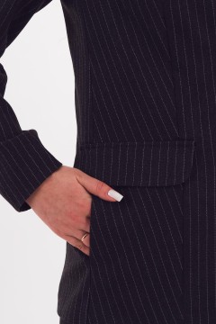 Жакет тёмно-серый в полоску Braslava(фото4)