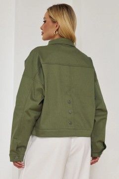 Куртка джинсовая цвета хаки Jetty(фото7)