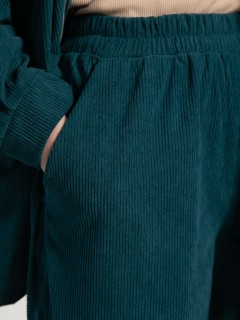 Костюм брючный из вельвета в изумрудном цвете LT collection(фото7)