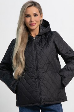 Куртка чёрная демисезонная стёганная LT collection