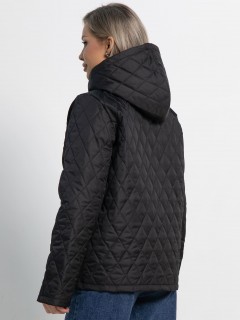 Куртка чёрная демисезонная стёганная LT collection(фото6)