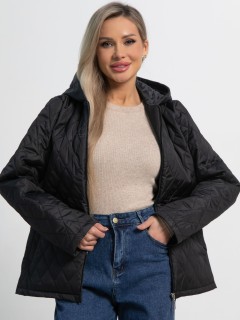 Куртка чёрная демисезонная стёганная LT collection(фото3)