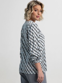 Блузка атласная с принтом LT collection(фото4)