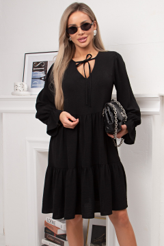 Платье чёрное А-силуэта Ванда №1 Valentina