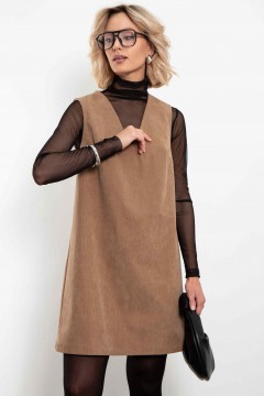 Сарафан из вельвета песочного цвета Kosmos