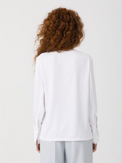 Блузка белая с чокером Priz(фото6)