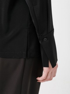 Блузка чёрная с чокером Priz(фото6)