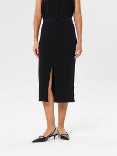 Юбка вязаная чёрная Priz(фото2)