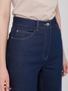 Джинсы прямые серо-синего цвета Priz(фото3)