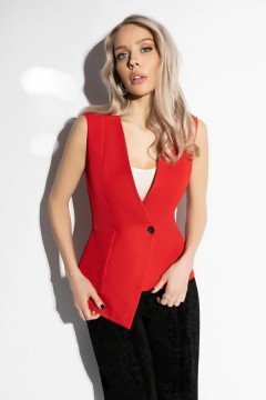 Жилет красный для уверенности на каждый день Charutti(фото2)