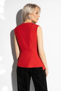 Жилет красный для уверенности на каждый день Charutti(фото5)