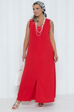 Сарафан длинный в красном цвете Agata