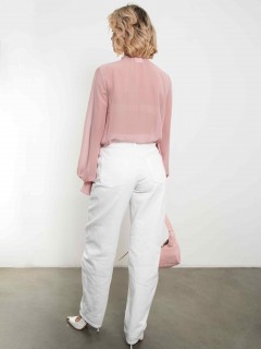 Блуза розовая с бантом Kosmos(фото6)