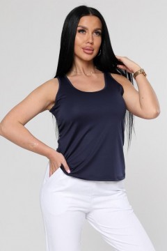 Майка тёмно-синяя из трикотажа Iv-capriz