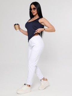 Майка тёмно-синяя из трикотажа Iv-capriz(фото7)