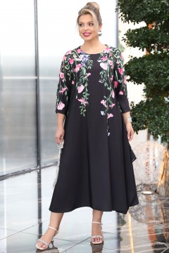 Платье длинное летящего силуэта Dora